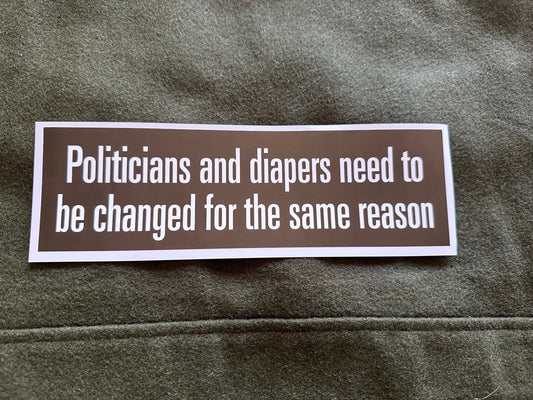 Politicians and diapers